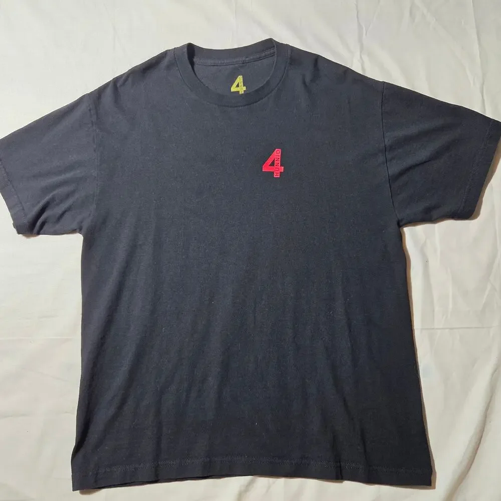 Authentic black 4Hunnid t-shirt Size Large